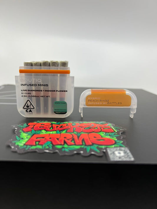 BOUTIQ LIVE DIAMONDS & INDOOR FLOWER INFUSED MINI PRE-ROLLS