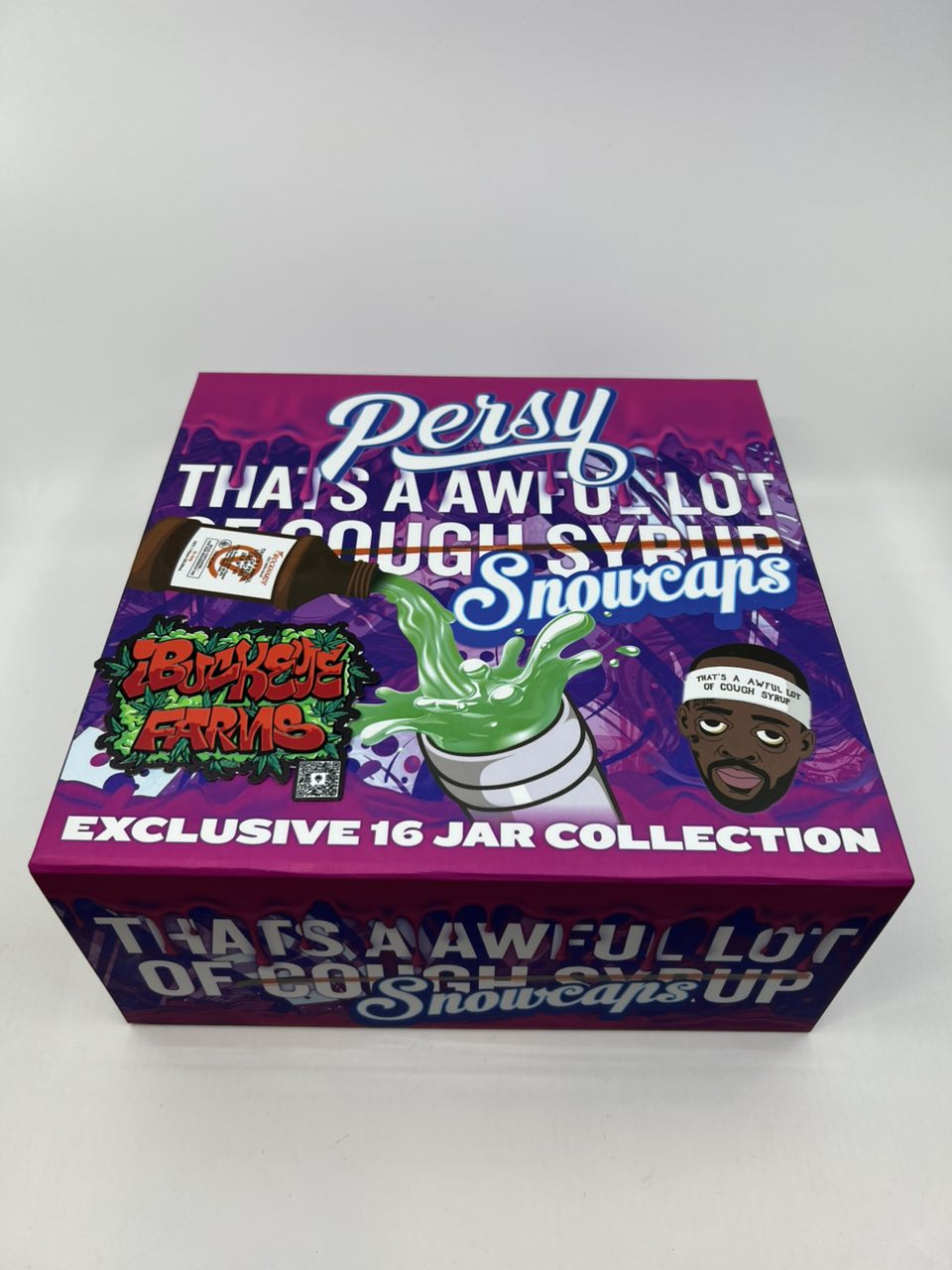 PERSY SNOWCAPS THAT'S A AWFUL LOT OF COUGH SYRUP COLLAB LATEST EDITION