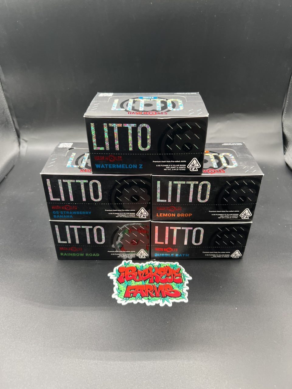 LITTO PREMIUM HASH HOLE JOINTS 6 PACK