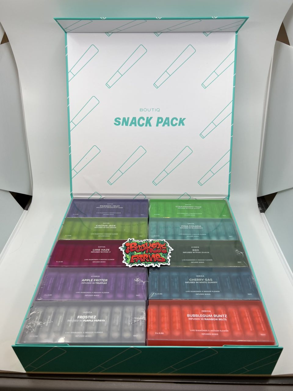 BOUTIQ SNACK PACK LIVE DIAMONDS x INDOOR FLOWER INFUSED MINIS
