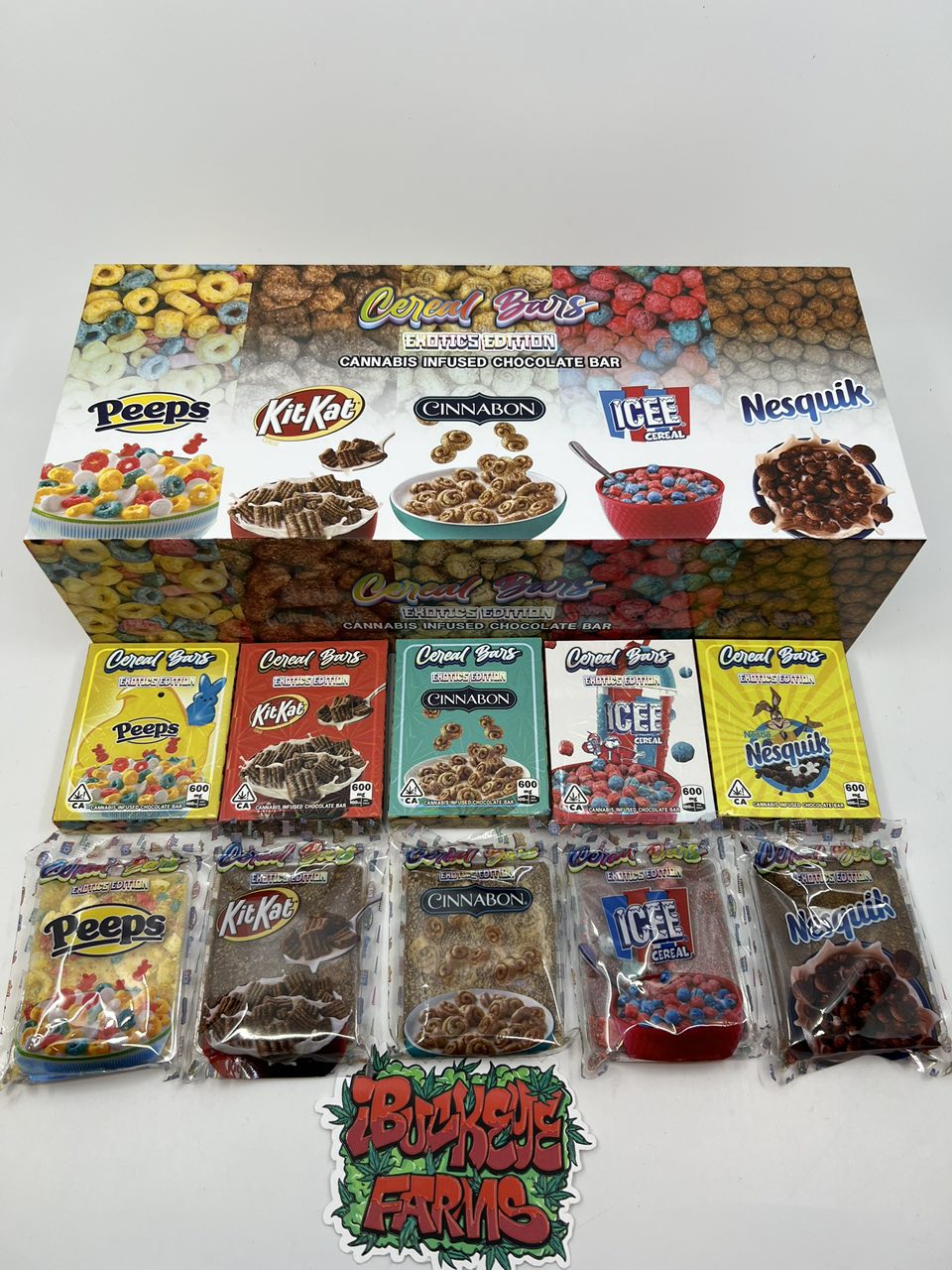 CEREAL BARS 600 MG THC EDIBLES